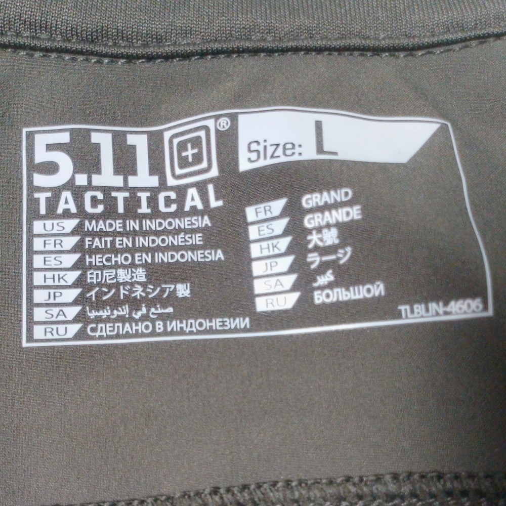 5.11 Tactical Womens Asymmetrical Zip Softshell Jacket Ranger Green Large 62075 - Picture 13 of 16